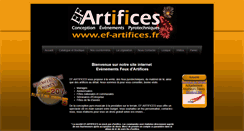 Desktop Screenshot of ef-artifices.entreprise-com.fr